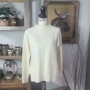 Vintage Basic Editions Rolled Neck Cream Sweater